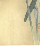 Ohara  Koson - Hasu ni suzume (Lotus and sparrow) - Free Shipping