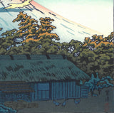 Kasamatsu Shiro - #27 Hakone Ubako no Asa  (Morning at Ubako,Hakone first print) - Free Shipping