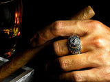 Saito - Dragon Crest Emblem(Silver 950) with Sun Tzu Silver Ring　