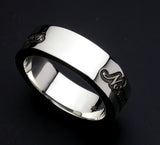 Saito - Posy Silver 950 Ring - Pair ( For You & Her ) " No matter how much time goes by, I love you. "