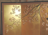 Tominaga Jyuho - Japanese Traditional Hand Paint Byobu (Gold Leaf Folding Screen) - X135 - Free Shipping