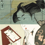 Kitagawa Utamaro - Bijin-ga (Beautiful woman in Edo era) - Ukiyoe Origami