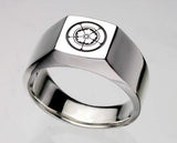 Saito - Kamon (Family Crest Emblem) Silver ring (Silver 925)