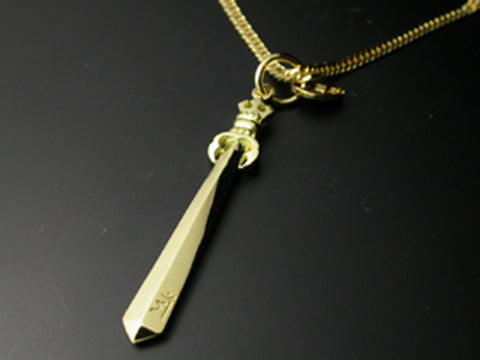 Saito - Fudo Myo-o's Sword Gold Pendant Top (18Kt Gold)　