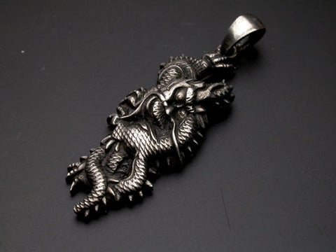 Saito - Rise Dragon Realm Silver Pendant Top (Silver 925)