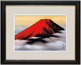 Sankoh Framed Mt. Fuji - G4-BF001L - Aka Fuji