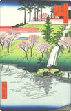 Utagawa Hiroshige - No.023 Chiyogaike Pond in Meguro 目黒千代か池  - One hundred Famous View of Edo - Free Shipping