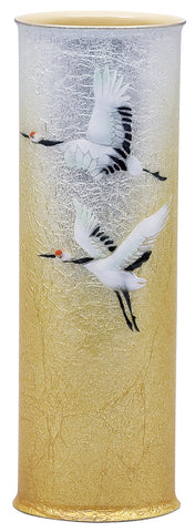 Saikosha - #009-04 Crane (Cloisonné ware vase) - Free Shipping