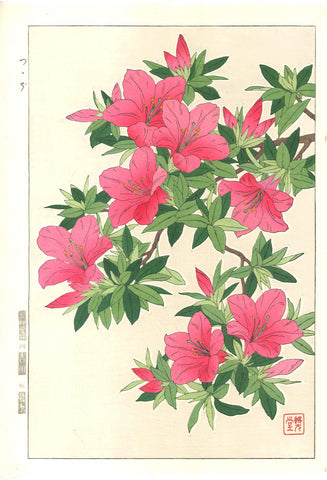 Kawarazaki Shodo - F92 Tutsuji (Azalea) - Free Shipping