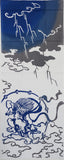 Iki - Raijin (God of Thunder) (The dyed Tenugui)