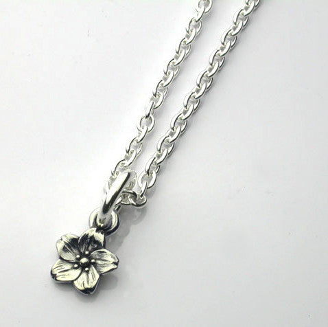 Saito - Sakura Silver Pendant top (Silver 925) Small with 50 cm silver chain