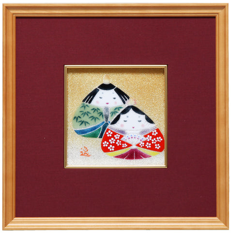 Saikosha - #008-04  Suwaribina (Framed Cloisonné ware) - Free Shipping