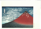 Katsushika Hokusai - #33 AKA FUJI(RED FUJI)  Chuban size Unsodo Edition - Free Shipping
