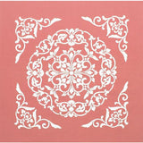 Maruwa - Shosoin Pattern Pink - Furoshiki (Japanese Wrapping Cloth) 130 x 130 cm