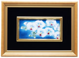 Saikosha - #013 06 Phalaenopsis orchid (Framed Cloisonné ware) - Free Shipping