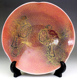 Fujii Kinsai Arita Japan - Kinran shuyoshiki Yurisai Kinran Kissho Kozuchi Ornamental plate 20.90 cm (Superlative Collection) - Free Shipping