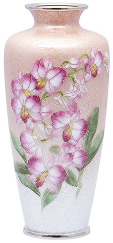 Saikosha - #009-18 Orchid (Cloisonné ware vase) - Free Shipping