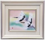 Saikosha - #013 12 Soukaku (Pair of crane) (Framed Cloisonné ware) - Free Shipping