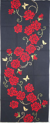 Kenema  - BaraBeni (Rose)  (The dyed Tenugui)