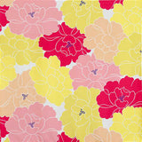 Himemusubi - Aqua Drop (Water repellent finish)  Botan  (peony)  牡丹  Rose - Furoshiki   100 x 100 cm