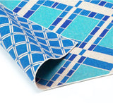 AtarashikiInishie -  Double-Sided Dyeing - Ichimatsu Blue - Furoshiki (Japanese Wrapping Cloth)