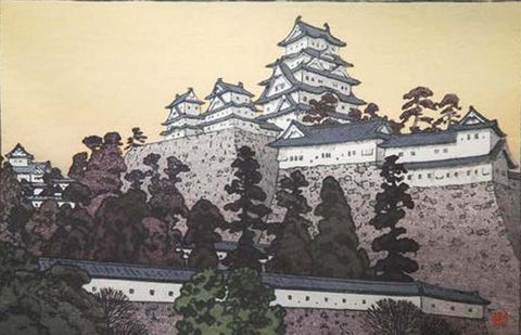 Yoshida Toshi - Oshiro (Castle at Himeji) - Free Shipping