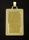Saito - Heart Sutra Gold Pendant Top (18Kt Gold)