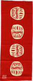 Kenema - Vicissitudes of life Red (The dyed Tenugui)