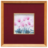 Saikosha - #112-08 Cyclamen (Framed Cloisonné ware) - Free Shipping