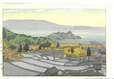 Yoshida Toshi - 015113 Suizu  (Rice-field in Suizu)  - Free Shipping