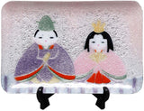 Saikosha - #008-09 Yayoibina (Cloisonné ware ornamental plate) - Free Shipping