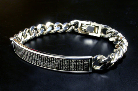 Saito - Heart Sutra Slim Silver Bracelet (Silver 950)