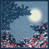 Nihon no shiki - Nihon no Fuyu  日本の冬  (Japanese winter) 118 x 118 cm  (Japanese Wrapping Cloth)