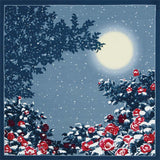 Nihon no shiki - Nihon no Fuyu (Japanese winter) 118 x 118 cm  (Japanese Wrapping Cloth)