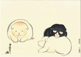 Nakamura Houchu - Inukoro  狗子 (three puppies) - Free Shipping