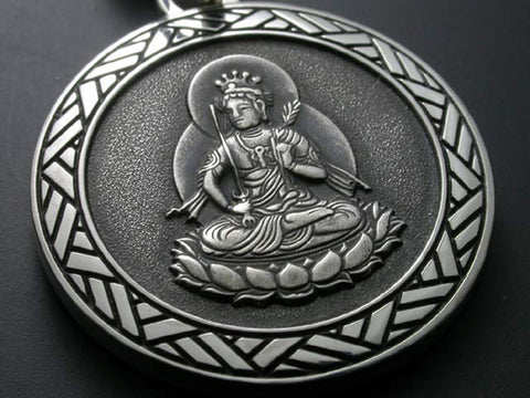 Saito - Monju Bosatsu Pendant Top (Silver 950)