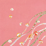 Rayon Chirimen - Koyomi Kaiawase  Rose - 貝合わせローズ - Furoshiki  68 x 68 cm