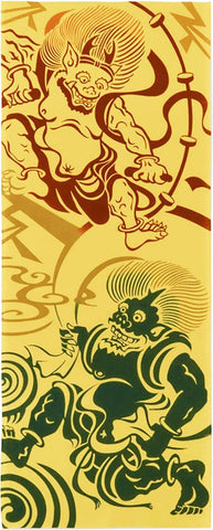 Kenema - Fujin Raijin  (The dyed Tenugui)