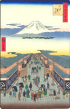 Utagawa Hiroshige - No.008 Suruga-chō - One hundred Famous View of Edo - Free Shipping