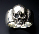 Saito - Skull Silver Ring w/ Bonji (Silver 925)　