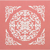 Maruwa - Shosoin Pattern Pink - Furoshiki (Japanese Wrapping Cloth) 180 x 180 cm