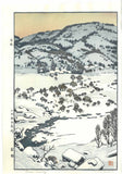 Yoshida Toshi - #015503 Yukiguni  (Snow Country) - Free Shipping