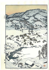 Yoshida Toshi - #015503 Yukiguni (Snow Country) - Free Shipping