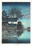 Kawase Hasui - HKS-15 Itako no Yu  (Evening at Itako) - Free Shipping