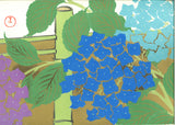 Kamisaka Sekka - #14 Agisai (Hydrangea) - Free Shipping
