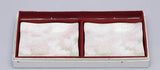 Saikosha - #016-14 Sakura (Cloisonné ware Serving plate) & Fork Pair Set - Free Shipping