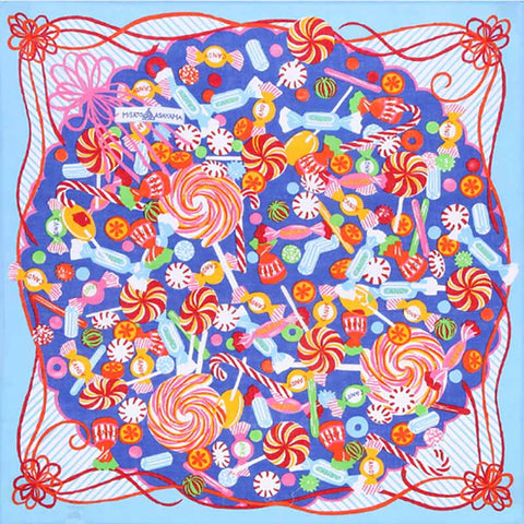 Asayama Misato - Candy BOX 50 x 50 cm Furoshiki (Japanese Wrapping Cloth)