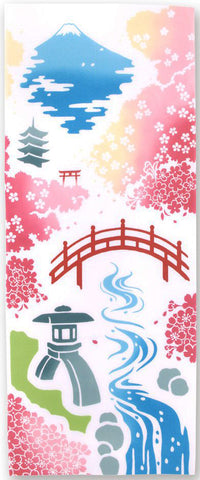 Kenema - Sakura no teien   桜の庭園  (The dyed Tenugui)