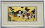 Saikosha - #002-01 Kano Eitoku Karajishi-Zu (Framed Cloisonné ware) - Free Shipping