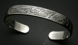 Saito - Rise Dragon-L Silver 950 Bangle